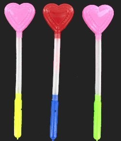 Lysande Stav LED - Hjärtmodell (10-pack)