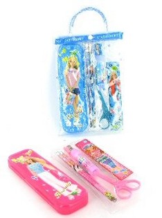 Fint Brevpappersset i Handväska med Skrivtillbehör (24-pack)