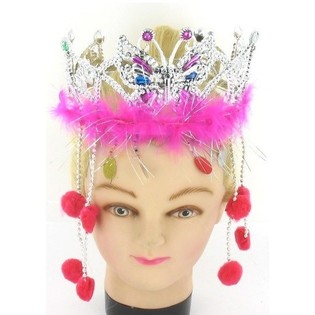 BLING BLING-KRONA MED STREAMERS (12 st)