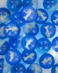 Studsboll Delfin - 4cm (24-pack)
