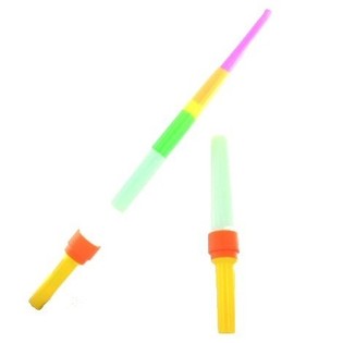 Blinkande teleskopsv&auml;rd med ljus (10-pack)