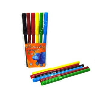 6-delat Tuschpennor Set (24-pack)