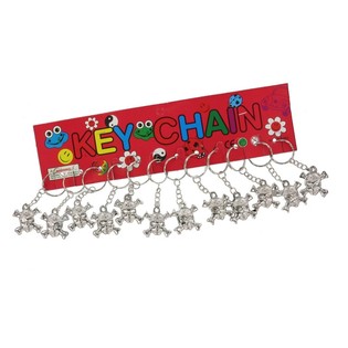 Dödskalle Nyckelring (10-pack)