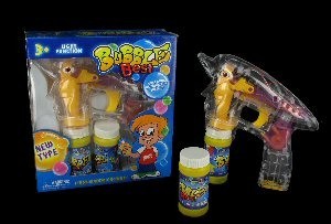 Såpbubbelpistol med 2 fyllningar