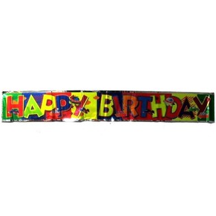 HAPPY BIRTHDAY - BANNER (15 st)