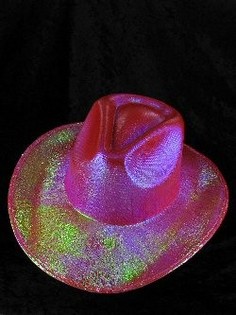 Glittrig Cowboyhatt - R&ouml;d