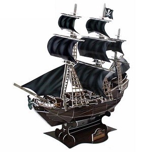3D-pussel - Piratskeppet Queen Anne's Revenge
