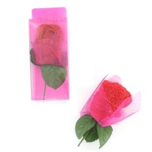 Rosformad handduk (2-pack)