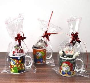 Julmugg med Gosedjur Snögubbe Presentkit