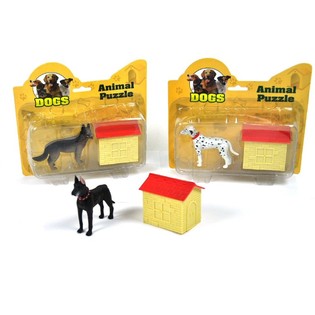 3D Hundpussel på kort (12 st)