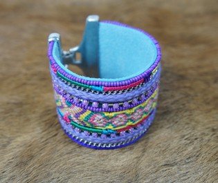 Lyxigt Armband Lila (1 st)