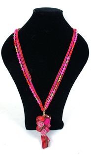 Ibiza Look Halsband Fuchsia (1 st)