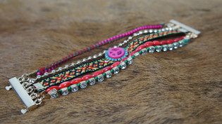Ibiza-armband Peace (1 st)