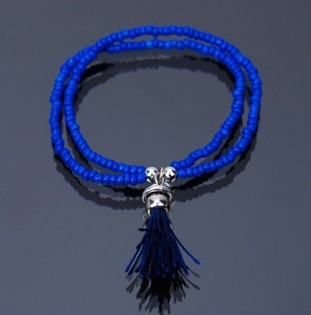 Ibiza-armband med Tofs Bl&aring; (1 st)
