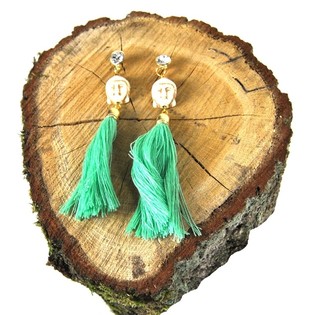Ibiza Look &Ouml;rh&auml;nge Buddha Mint/Cream (1 st)