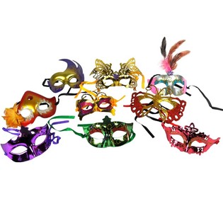 Sortiment av Venetianska Masker (36 st.)