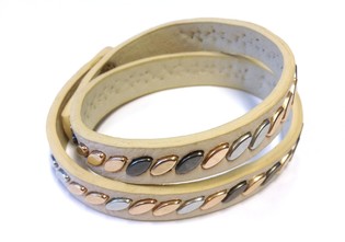 Ibiza-armband Creme (1 st)