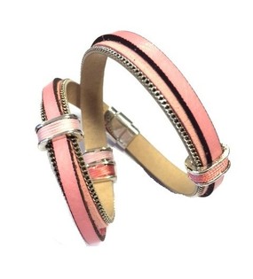 Lyxigt Ibiza-Armband Rosa (1 st)