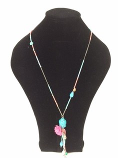 L&aring;ngt halsband i Ibiza-stil med Buddha (1 st)