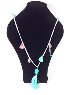 Halsband i Ibiza-stil med Buddha Blå (1 st)