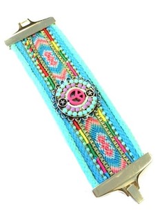 Lyxigt Brett Mint Peace-Armband (1 st)