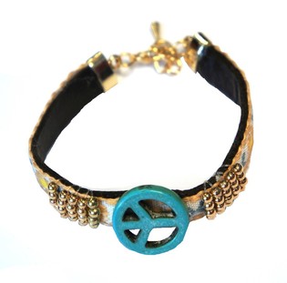 Ibiza Look Armband Creme (1 st)