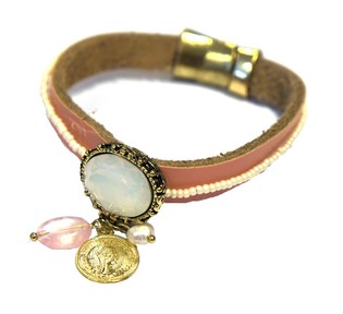 Ibiza-armband Rosa (1 st)