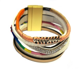 Ibiza-armband Vitt (1 st)