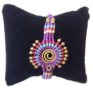 Ibiza Style Armband Lila (1 st)