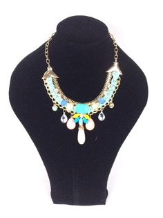 Turkost Halsband Ibiza-stil (1 st)