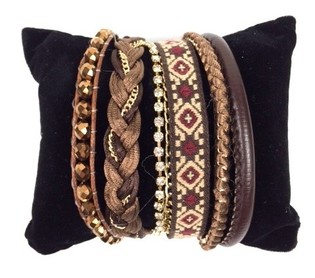 Ibiza Look Armband Brunt (1 st)