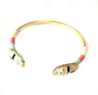 Ibiza-armband Rosa Turkos (1 st)