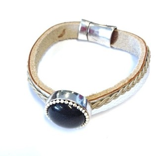 Ibiza-armband med sten (1 st)