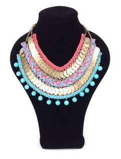 Halsband Turkos Rosa (1 st)