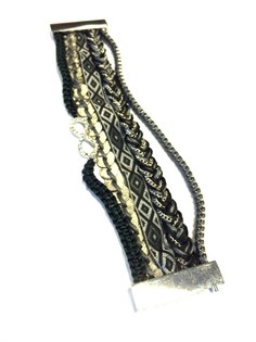 Armband Svart/Grå (1 st)