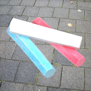 Stor Gatkrita 3-delar (12 st)