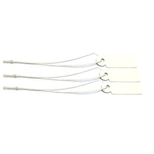 Smyckesetiketter "MISS MONEYPENNY" med Snöre S 2x1cm (100 st)