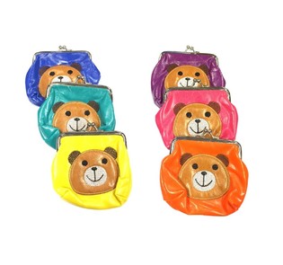 Barnplånbok Nallebjörn Mixade Färger (6-pack)