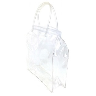 Lyxig Transparent Blockbottenp&aring;se med Stadigt Handtag 18,5x18cm (25 st)