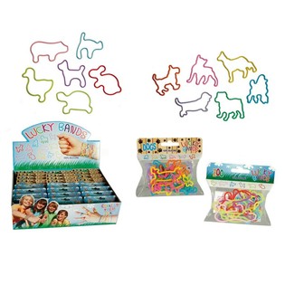 ***SUPERBILLIGT*** LUCKY BANDS ARMBAND F&Ouml;R BARN - DJUR (24 st)