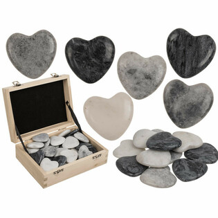 NATURSTEN HJ&Auml;RTFORM - WORRY STONES (36 st)