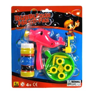 S&Aring;PBUBBELPISTOL OCH HANDFL&Auml;KT 2-I-1 (12-pack)