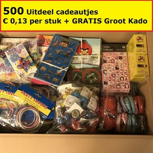 MEGA FISKDAMM MIX 500 DELAR + GRATIS PRESENT