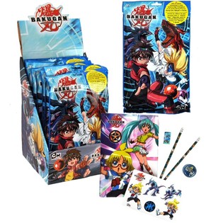 BAKUGAN SKOLPRESENTSET I DISPLAY (12 st.)