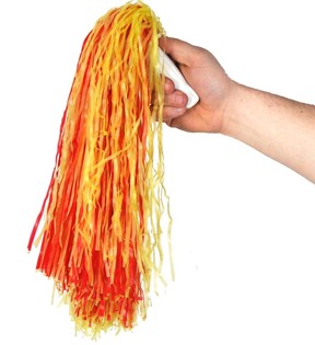 Cheerleader-pompoms p&aring; Karta (12 st)