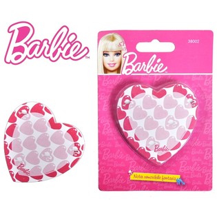 BARBIE MEMOBLOCK I HJÄRTFORM PÅ KORT (6 st.)