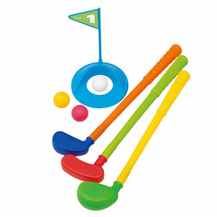 Lyxigt golfset i 9 delar f&ouml;r barn (5 st.)