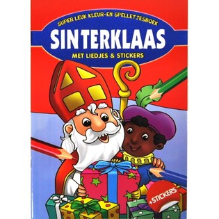 Sinterklaas M&aring;larbok och Pysselbok (10 st.)