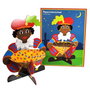 Stor Pepernoten-sk&aring;l Sinterklaas 26 x 24 x 33 cm (6-pack)