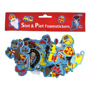 60 Sinterklaas & Piet Skumklisterm&auml;rken (3 set)